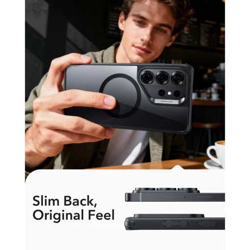 Samsung Galaxy S26 Ultra ESR Classic Hybrid Magsafe tok Átlátszó/Fekete - 4