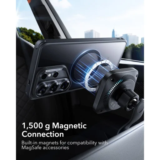 Samsung Galaxy S26 Ultra ESR Classic Hybrid Magsafe tok Átlátszó/Fekete - 8