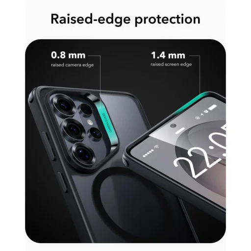 Samsung Galaxy S26 Ultra ESR Classic Hybrid MagSafe tok, Fekete matt - 3