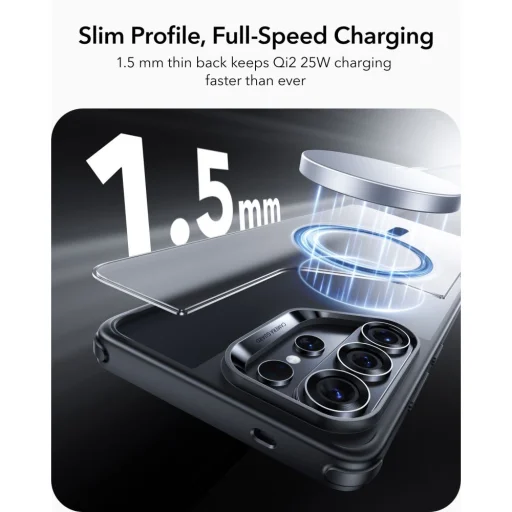 Samsung Galaxy S26 Ultra ESR Classic Hybrid MagSafe tok, Fekete matt - 4