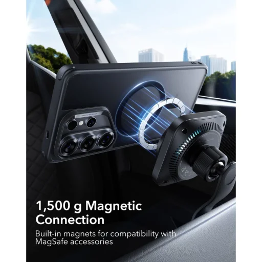 Samsung Galaxy S26 Ultra ESR Classic Hybrid MagSafe tok, Fekete matt - 8