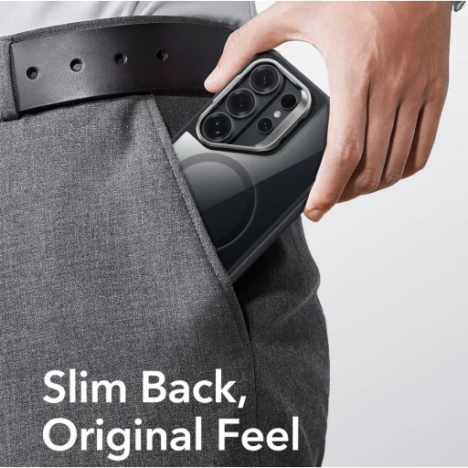 Samsung Galaxy S26 Ultra ESR Classic Hybrid Kickstand MagSafe tok Átlátszó/Fekete - 8