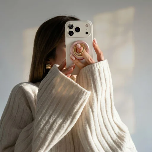 Rózsaszín Arany Tech-Protect MMR700 Lamano mágneses gyűrű - 7