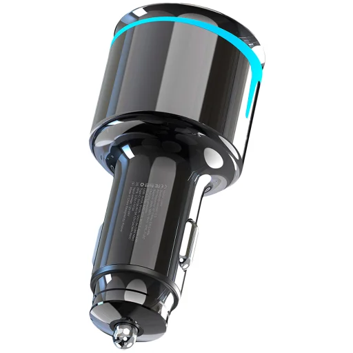 Proove - Autós töltő FM modulátorral (FMNX30110001) - USB, Type-C, U-lemez, TF, BT 5.3, Gyors töltés, 30W, LED, 12-24V - Fekete - 2