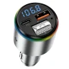 Proove Autós töltő FM modulátorral (FMPD30110006) - USB, Type-C, AUX, BT 5.3, Gyors töltés, 30W, 12-24V - Ezüst thumbnail