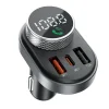 Proove Autós Töltő FM Modulátorral (FMSL30110001) - USB, Type-C, U-Disk, TF, BT 5.4, Gyors Töltés, 30W - Fekete thumbnail