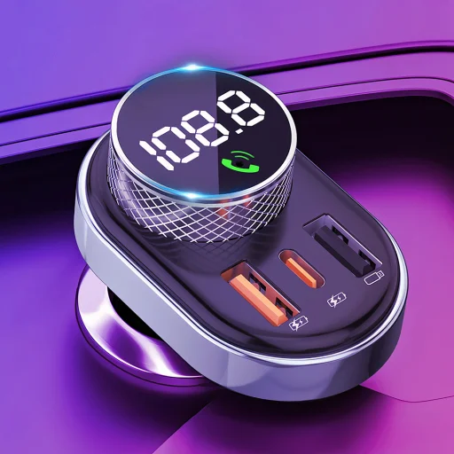 Proove Autós Töltő FM Modulátorral (FMSL30110001) - USB, Type-C, U-Disk, TF, BT 5.4, Gyors Töltés, 30W - Fekete - 7