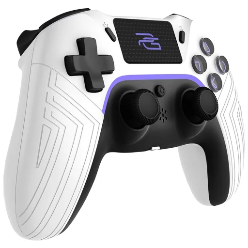 Proove Ergonomikus Wireless Controller Skadi (WGSK00022002) - USB-C, AUX, BT, Érintőpad, PS4, PC, Android, 600mAh - Fehér - 4