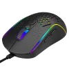 Proove Wireless Mouse Buzz (WMBU00022401) - Vezeték nélküli egér játékhoz, 2.4GHz, USB-C, Ergonomikus, LED, 6 gomb, 800-4800DPI, 1.5m - Fekete thumbnail