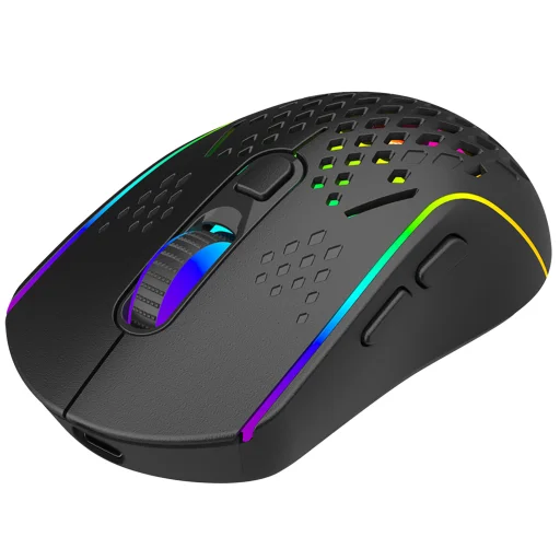 Proove Wireless Mouse Buzz (WMBU00022401) - Vezeték nélküli egér játékhoz, 2.4GHz, USB-C, Ergonomikus, LED, 6 gomb, 800-4800DPI, 1.5m - Fekete - 6