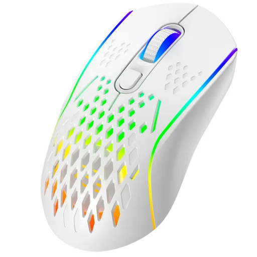 Proove Wireless Mouse Buzz WMBU00022402 Gamer Egér, 2.4GHz, USB-C, Ergonomikus, LED, 6 Gomb, 800-4800DPI, 1.5m - Fehér - 3