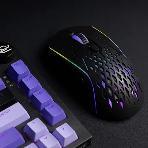 Proove Wireless Mouse Buzz WMBU00022402 Gamer Egér, 2.4GHz, USB-C, Ergonomikus, LED, 6 Gomb, 800-4800DPI, 1.5m - Fehér - 5