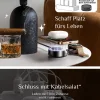Lisen Bezdrôtová nabíjačka W103 (YL0324090008) MagSafe, Rýchle nabíjanie, 3 v 1, Qi2, Zaťahovací kábel, Skladací – Čierna thumbnail