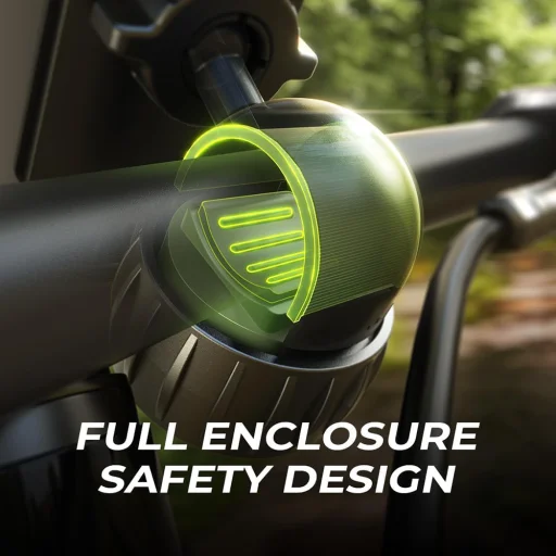 Lisen - Biciklis telefontartó (YL0423080007) - Mágneses fogás, rázkódásmentes, ütésálló, gumibetétek, 360° forgatható, 4-7" - Fekete - 3