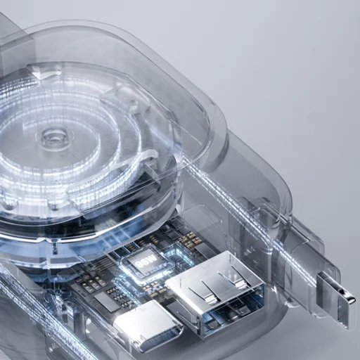 Lisen Autós Töltő (YL0224080017) - 4 az 1-ben, 2x Visszahúzható Kábel, 96W, Alumínium Ötvözet, 12V=24V - Fekete - 7