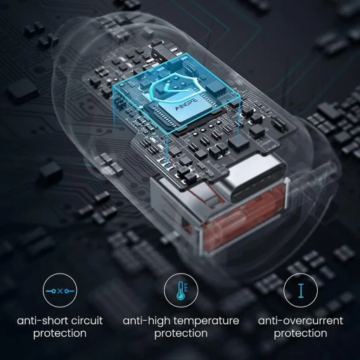 Lisen Autós Töltő (YA0222080015) - USB, Type-C, 45W, Húzógyűrűvel, Alumínium Ötvözet, 12V=24V - Fekete - 5