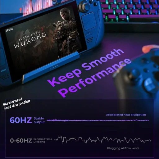 Lisen Docking Station S1 (YL0423110005) - HDMI 2.0 4K, 3x USB3.0, USB-C PD100W, Ethernet, 2x Hűtőventilátor, OLED - Fekete - 6