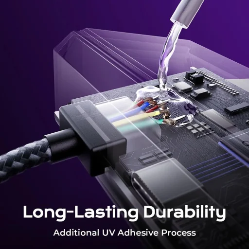 Lisen Docking Station S1 (YL0423110005) - HDMI 2.0 4K, 3x USB3.0, USB-C PD100W, Ethernet, 2x Hűtőventilátor, OLED - Fekete - 7