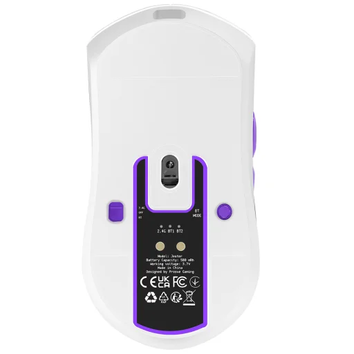 Proove - Jester 8K (WMJS00022002) Vezeték nélküli egér - Gaminghez, Type-C, 7 gombos, 800-26000 DPI, 500mAh, 1,5m - Fehér - 6