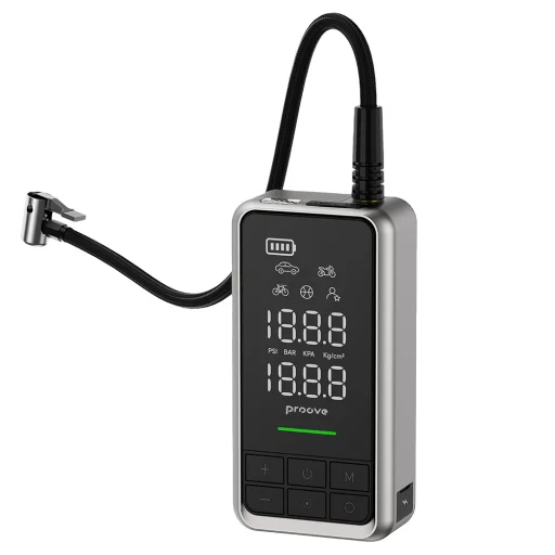 Proove - Autós Indító (JSAP10400203) - 2 az 1-ben Air Jump + Pump, 10400mAh, 1000A - Szürke - 3