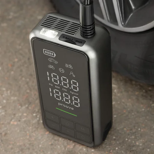 Proove - Autós Indító (JSAP10400203) - 2 az 1-ben Air Jump + Pump, 10400mAh, 1000A - Szürke - 4