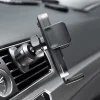 Proove Autós tartó vezeték nélküli töltéssel Sonic (WHSN15002001) - légbeömlőre, biztonságos rögzítés, 15W, LED, univerzális - szürke thumbnail