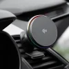 Proove - Icecore autós tartó vezeték nélküli töltéssel (WHIC15002003) - Klíma rácsra, Erős mágnes, Aktív hűtés, Qi2 15W - Fekete thumbnail