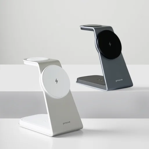 iPhone, AirPods, Apple Watch Szürke Proove - Wireless Charging Station Omni Power (WSOP15020003) - MagSafe, 3in1, 15W - 2