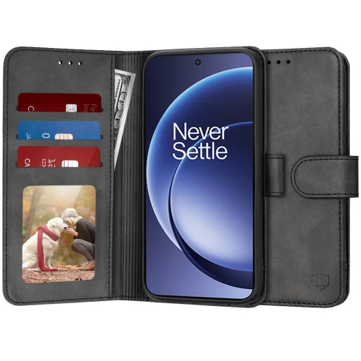 OnePlus 15R Fekete Techsuit Diary Book tok - 1