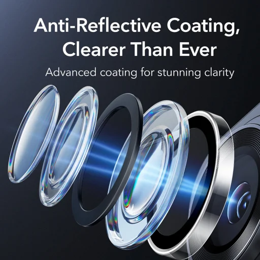 Samsung Galaxy S26 Ultra Tiszta ESR Armorite Kameralencse-védők üvegfólia - 3