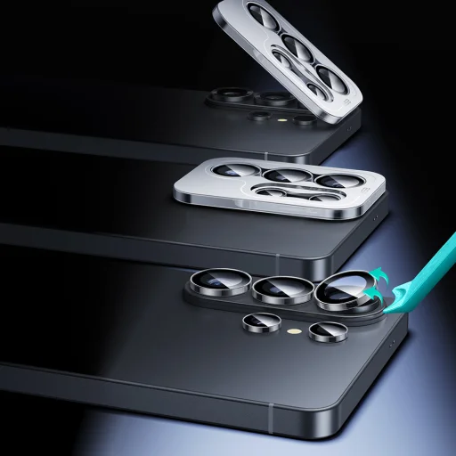 Samsung Galaxy S26 Ultra Tiszta ESR Armorite Kameralencse-védők üvegfólia - 5