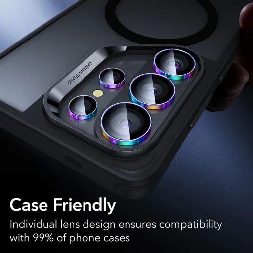  Samsung Galaxy S26 Ultra ESR Armorite Kamera Lencsevédők - Chromatic üvegfólia - 5