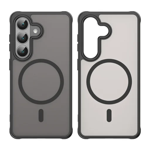 Samsung Galaxy S26 Fekete Techsuit HaloFrost II MagSafe tok - 2