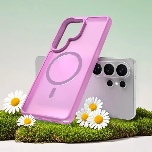 Samsung Galaxy S26 Ultra Pink Techsuit - HaloFrost II MagSafe tok - 6