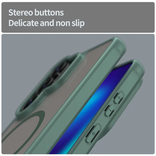 Samsung Galaxy S26 Ultra Zöld Techsuit HaloFrost II MagSafe tok - 4