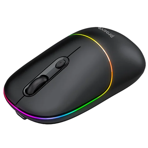  Wireless Mouse Blink Proove - Vezeték nélküli egér irodai használatra, ergonomikus, 2.4GHz, BT5.0, 4 gombos, 800-1600DPI, 650mAh - Fekete - 3