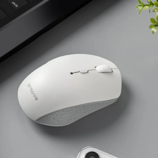  Proove Vezeték nélküli egér Sweeper (WMSW00011001) - Standard, 2.4GHz, Bluetooth, 6 gomb, 800-1600DPI, 1x AA elem - Fekete - 5