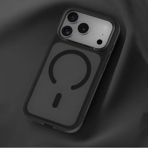 Benks Magnetic Mist Metal Frame tok (A069) iPhone 17 Pro-hoz szürke (Kamera vezérlőgomb), - 12