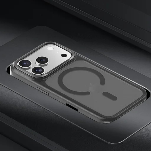 Benks Magnetic Mist Metal Frame tok (A069) iPhone 17 Pro-hoz szürke (Kamera vezérlőgomb), - 14