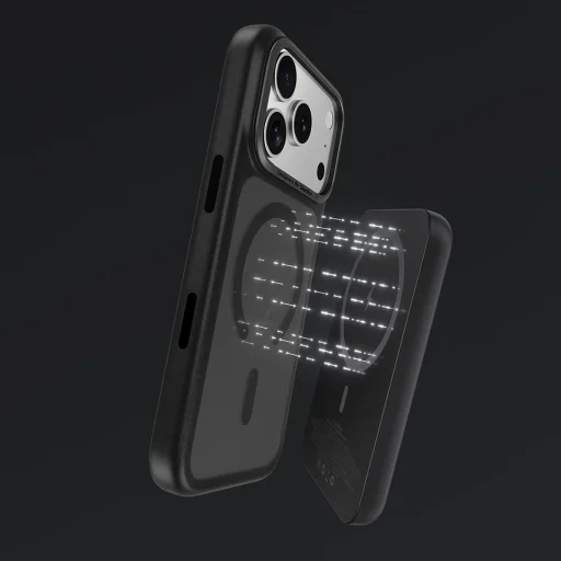 Benks Magnetic Mist Metal Frame tok (A069) iPhone 17 Pro-hoz szürke (Kamera vezérlőgomb), - 18