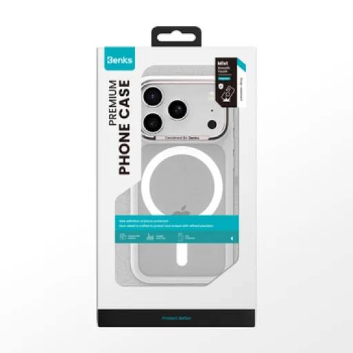 Benks Magnetic Mist Metal Frame tok (A069) iPhone 17 Pro-hoz szürke (Kamera vezérlőgomb), - 22