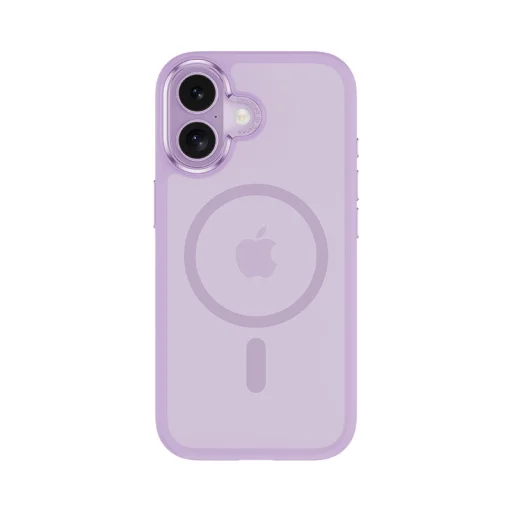 Benks Mágneses Köd Tok Fém Kerettel (A067) iPhone 17 lila (Kamera Irányító Gomb) tok - 1
