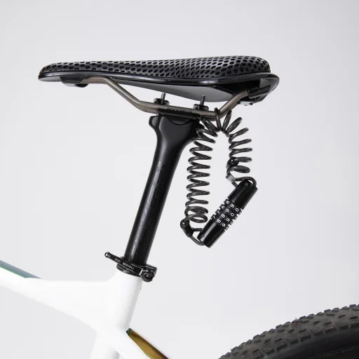 Wozinsky WBN-01R vízálló bicikli és bukósisak zár, 4-jegyű kombináció - fekete - 12