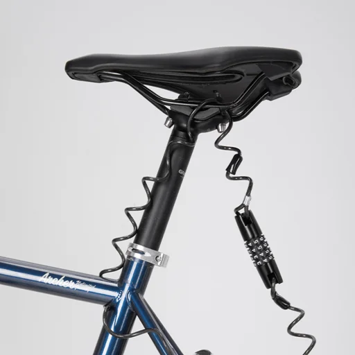 Wozinsky WBN-01R vízálló bicikli és bukósisak zár, 4-jegyű kombináció - fekete - 4