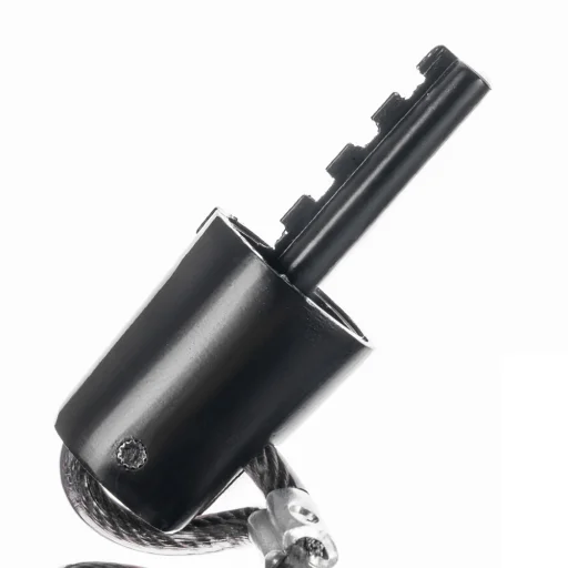 Wozinsky WBN-01R vízálló bicikli és bukósisak zár, 4-jegyű kombináció - fekete - 8