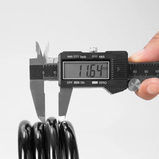 Wozinsky WPB-01R Hordozható Biciklizár Lopásgátló Kábellel és 2 Kulccsal Elektromos Kerékpárokhoz és Motorkerékpárokhoz - Fekete - 9