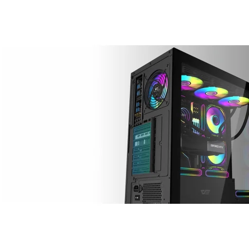 DarkFlash DS900G számítógépház (fekete) - 10