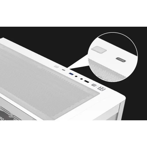 DarkFlash DS900G számítógép ház Fehér (ventilátorok nélkül) - 13