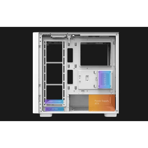 DarkFlash DS900G számítógép ház Fehér (ventilátorok nélkül) - 7