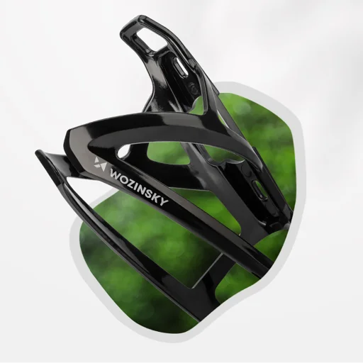 Wozinsky WUR-01B kerékpáros kulacstartó kosár - fekete - 2